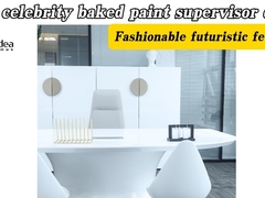 La mesa del supervisor de pintura horneada de la celebridad de la televisión