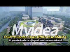 Compartir casos de muebles de oficina, desde mesas de personal hasta mesas de conferencia y mesas de formación