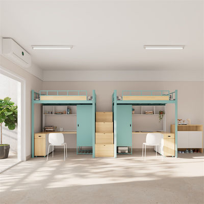 comprar Apoyo a la personalización China Fabricante Cama de cajón de cápsula para albergue Bandeja de entrada Cama de cajón de cápsula con escaleras online manufacture