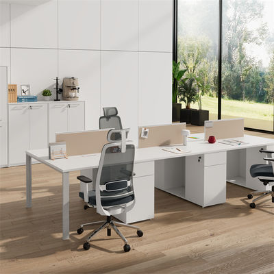 comprar Mesa de oficina moderna para 4 personas con pierna de metal online manufacture