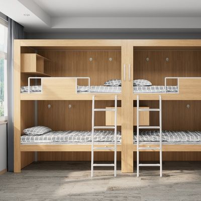 comprar 4000 X 900 X 2400 mm Color de madera Moda cama de cama para albergues de jóvenes Apoyo a la personalización online manufacture