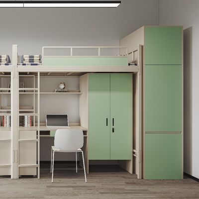 comprar Muebles escolares Cama de arriba y abajo Cama de banco infantil con soporte de escritorio personalización online manufacture