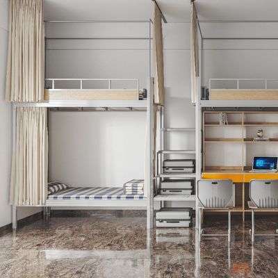 comprar Apoyo a la personalización Calidad de alta calidad garantizada tamaño completo Color negro Cama de cubos marco de metal Cama de cubos doble online manufacture