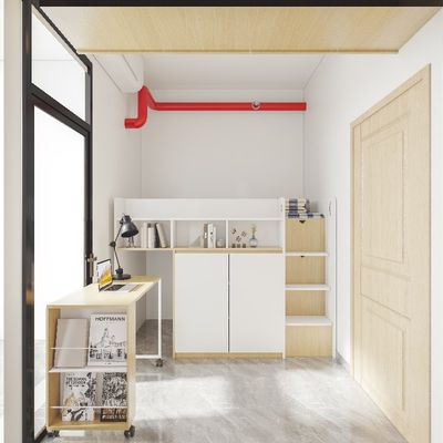 comprar Cama doble de madera con armario online manufacture