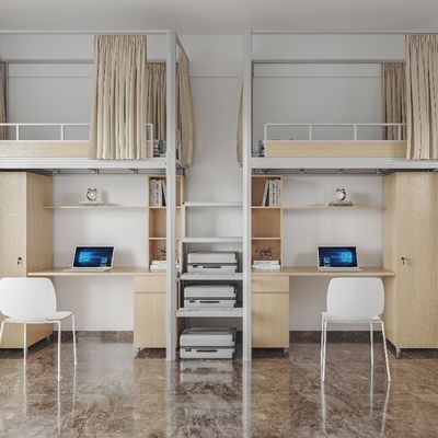 comprar Utilización del espacio y seguridad cama doble fuerte debajo de la mesa cama de apartamento soporte de personalización online manufacture