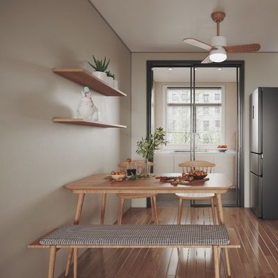 comprar Una mesa de comedor de madera moderna, funcional y fácil de instalar para un apartamento Apoyo a la personalización online manufacture