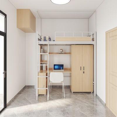 Comprar En línea con el diseño moderno con el marco de la cortina de la cama y soporte de la cortina de la cama de personalización del dormitorio del estudiante bajo la mesa de la cama online manufacture