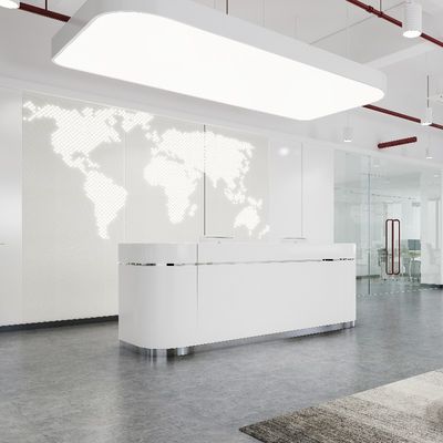 comprar Diseño moderno Muebles de oficina MYIDEA Diseño sencillo Recepción de mesa de mármol Soporte de personalización online manufacture