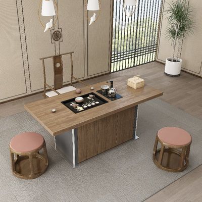 Comprar Apoyo a la personalización Estante de té de madera sólida para botellas grandes de agua mineral Tamaño y estructura personalizables online manufacture