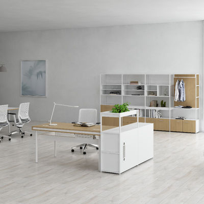 comprar Muebles comerciales Escritorio lateral blanco con opciones personalizables online manufacture