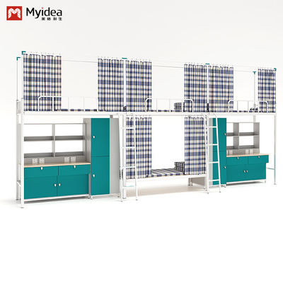 comprar Diseño moderno de dormitorio estudiantil de usos múltiples cama de litera para varias personas Soporte de personalización online manufacture
