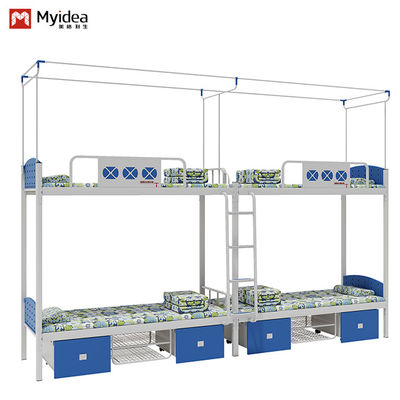 comprar Apoyo a la personalización Estandarizado y práctico dormitorio estudiantil cama de litera con marco de cortina y marco de zapatos online manufacture