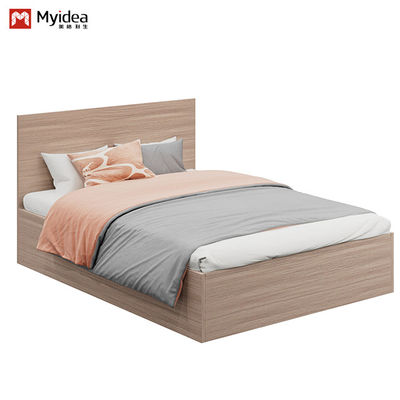 comprar Apoyo a la personalización cama única de madera minimalista moderna para dormitorio escuela apartamento hotel / muebles de dormitorio online manufacture