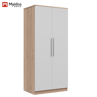 Comprar Armario de dormitorio de diseño moderno simple con bastón colgante Amplio espacio de almacenamiento Panel de espacio de almacenamiento Muebles de madera para el hogar o la sala de estar Apoyo a la personalización online manufacture