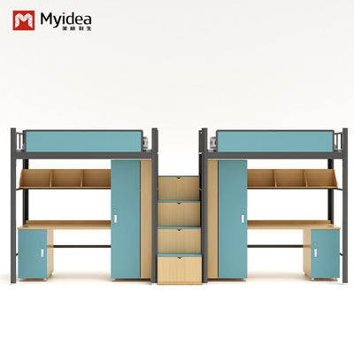 comprar Servicio de ODM Cama de cama para estudiantes con escaleras y escritorio para la escuela Dormitorio de apoyo de personalización online manufacture