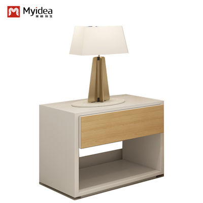 Comprar Apoyo a la personalización Armario de cama de madera moderna con mesas de noche de almacenamiento para el dormitorio o sala de estar Muebles comerciales online manufacture
