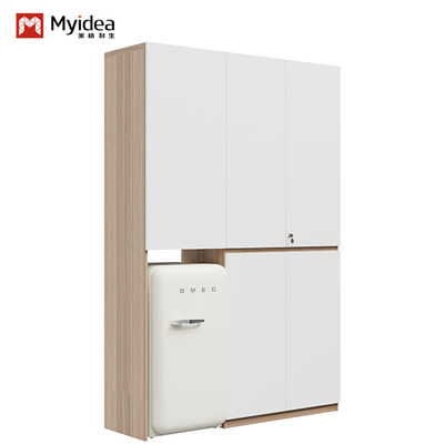 Comprar Apoyo a la personalización Armario de dormitorio moderno con amplio almacenamiento y bastón colgante Muebles de madera sencillos fácil montaje online manufacture