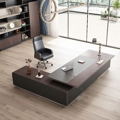 comprar Modern Luxury Gran escritorio de madera MDF Clasico Jefe Escritorio Escritorio para estaciones de trabajo Muebles de oficina soporte de personalización online manufacture