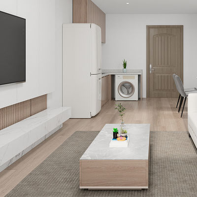 Comprar Muebles comerciales Moderna personalización de lujo panel de madera Mesa de café para oficina y sala de estar en hoteles online manufacture