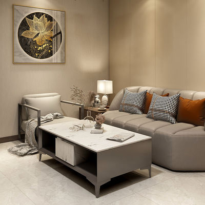 Comprar Modern Luxury Contemporary Panel de madera soporte personalización Mesas de café Muebles de oficina y sala de estar versátiles con mármol para uso en el té y el hotel online manufacture