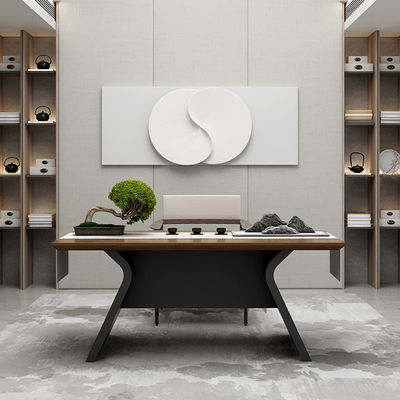 Comprar Apoyo a la personalización Moderno de lujo de la mesa de té de madera para el salón y la oficina versátil de color oscuro con tablas de café de grano de madera online manufacture