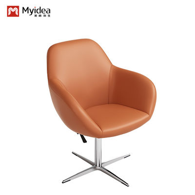 comprar Apoyo a la personalización silla giratoria de oficina ajustable en altura hecha de cuero duradero disponible en varios colores construcción de metal PP resistente recibiendo online manufacture