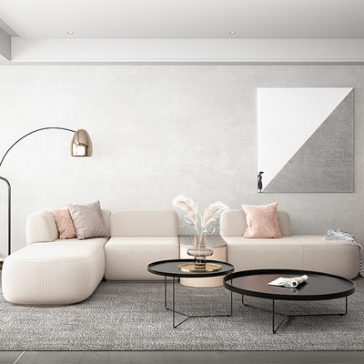 comprar Soporte a la personalización Nordic Minimalism Sofa Set para oficina / dormitorio Innovador de tejido de arco para el uso de vivienda tradicional apartamento o villa online manufacture