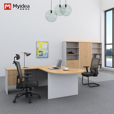 comprar Despacho de oficina independiente de una sola persona de escritorio grande W1600*D800*H750 MFC estilo de madera Muebles de oficina Supervisor de escritorio online manufacture