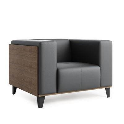 Modern Minimalist Modular Combination Leather Sofa Set, Resting Area, Company Reception, Negotiation, Office Furniture