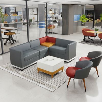 comprar Sofá de oficina de esquina creativo y informal, recepción y área de descanso simple y moderna, adecuado para reuniones de invitados, instituciones de capacitación y stands online manufacture