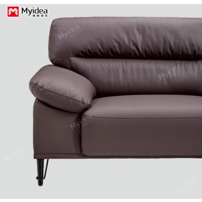 Simple luxury solid wood frame office sofa set lightweight luxury business office furniture library sofa