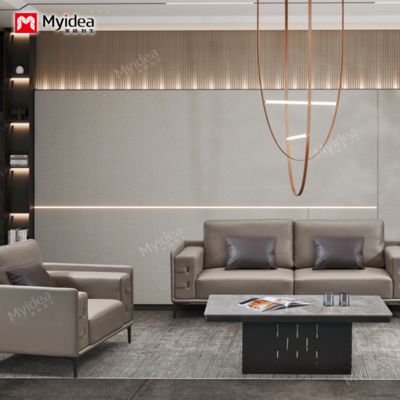 Modern simple office sofa, meeting room, VIP area, business reception, VIP room, negotiation and leisure area, sofa combination