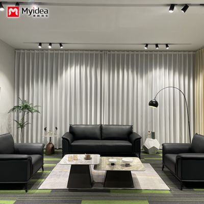 comprar Negocio Minimalista Recepción, Recepción, Ocio, Oficina, Sofá, Área de descanso, Oficina combinada para tres personas, Sofá de cuero online manufacture