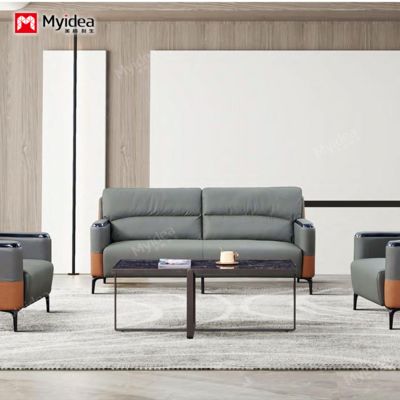 comprar Oficina de recepción para una sola persona, sencilla, elegante, resistente a la suciedad, sofá de oficina combinado para ocio, asiento triple para negocios online manufacture