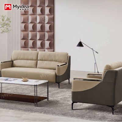 Single Person Reception Office, Simple, Stylish, Dirt Resistant, Leisure Combination Office Sofa, Business Triple Seat