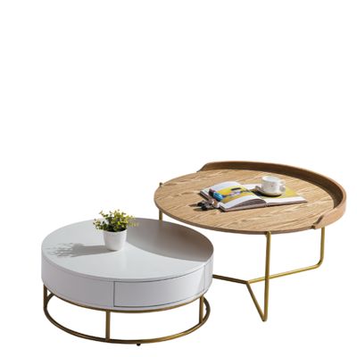 Minimalist Iron Art Nordic Minimalist Light Luxury Tea Table Italian Tea Table Size Combination Living Room Small House Household