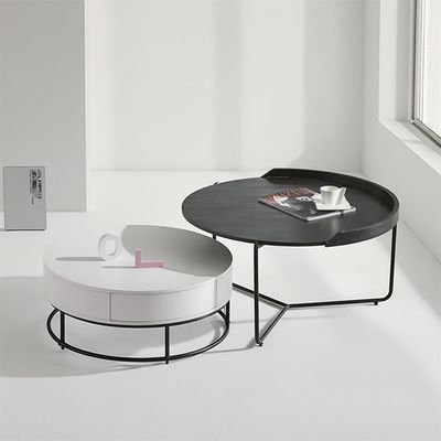 Minimalist Iron Art Nordic Minimalist Light Luxury Tea Table Italian Tea Table Size Combination Living Room Small House Household