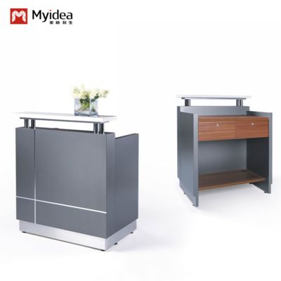 comprar Escritorio de piedra artificial, recepción, proceso de pintura, recepción, mostrador de pintura de horneado de venta caliente, escritorio de recepción de la empresa, cajero online manufacture