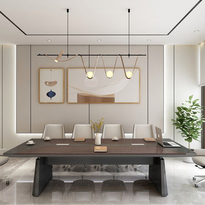 comprar Minimalismo nórdico avanzado, mesa larga de alta gama recepción de negocios, mesa de negociación de diseño moderno, mesa de conferencias de oficina online manufacture
