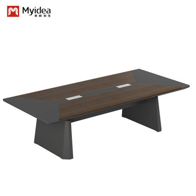 Advanced Nordic minimalism, high-end long table business reception, modern design negotiation table, office conference table