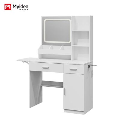 customization Simple with Mirror, Stool, Dressing Table, Bedroom, Cosmetics with Cabinet, Storage Table, Small-sized Household, Makeup Table