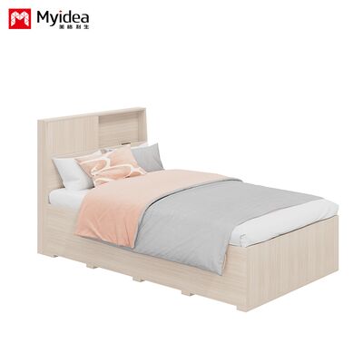 customization Myidea Soft and Comfortable Rental Room, Apartment Bed, Exquisite Homestay Bed, Multi Size Single Wooden Bed