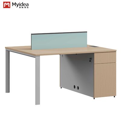 Foshan Wholesale Wooden Staff Desk with Panel Design Modern Eco-Friendly for Home Office and Office Use