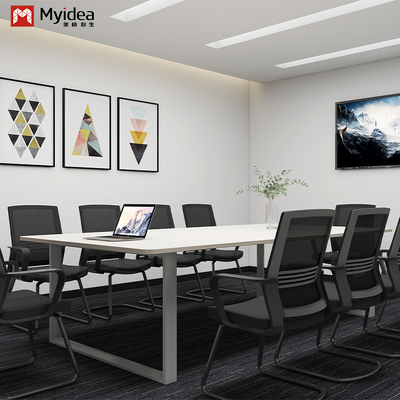 Mouth-shaped Steel Feet Simple and Fashionable Conference Table Versatile in Office