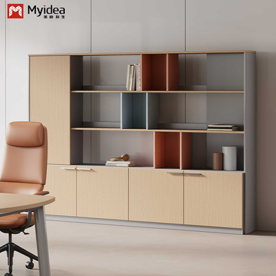 comprar El gabinete de archivos viene en varios colores, el gabinete de la oficina del jefe, el gabinete de cartón de partículas, el mobiliario de oficina contemporáneo, los gabinetes de archivos de madera modernos con almacenamiento online manufacture