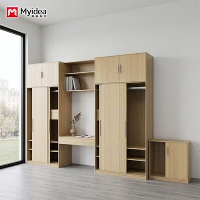 comprar Unidad combinada de armario y escritorio ️ Diseño 2-en-1 que ahorra espacio con tablero ecológico, perfecto para apartamentos y hoteles online manufacture