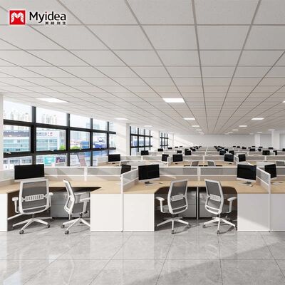 Comprar Escritorios de madera de calidad comercial con pantallas de vidrio templado ️ Superficies duraderas, resistentes a los arañazos y construcción robusta para lugares de trabajo con mucho tráfico. online manufacture