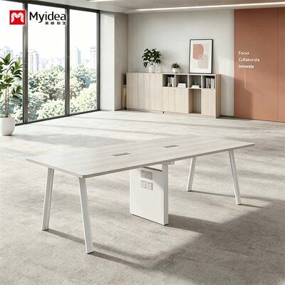 Comprar Mesa de conferencias moderna con piernas de acero en forma de A ️ Estética minimalista, marco de acero de trabajo pesado y construcción resistente para espacios de trabajo profesionales. online manufacture