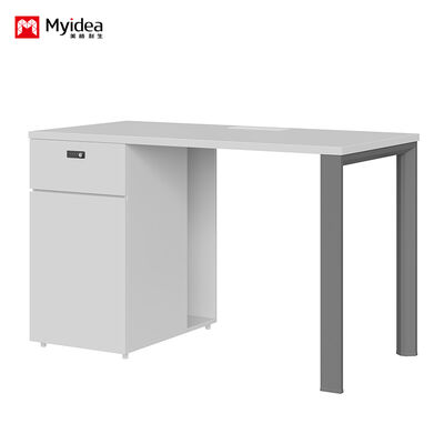 Comprar Un solo escritorio para personal con patas de acero y armario lateral de almacenamiento online manufacture