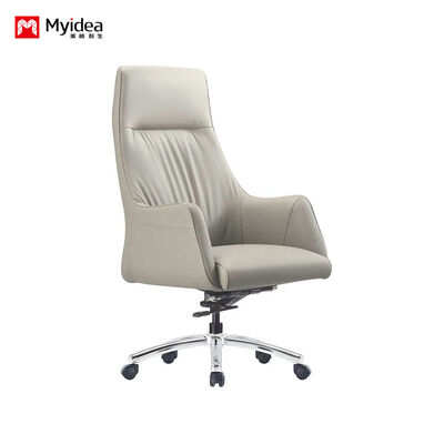 Comprar Silla giratoria ejecutiva con respaldo alto, cuero suave y duradero, ajuste de altura del ascensor de gas y bloqueo de inclinación multiángulo para uso de oficina online manufacture